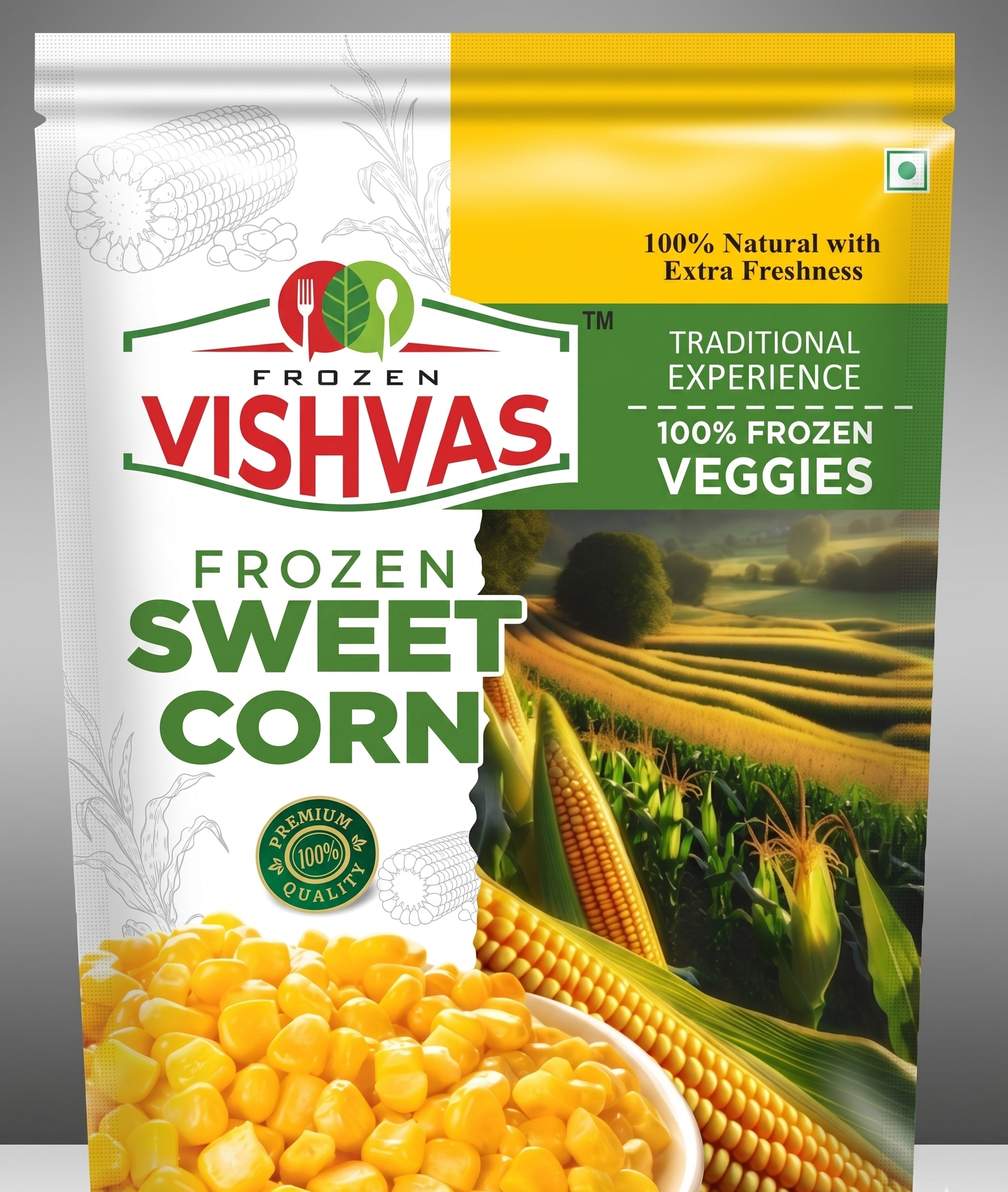 Frozen Vishvas Frozen Sweet Corn pack